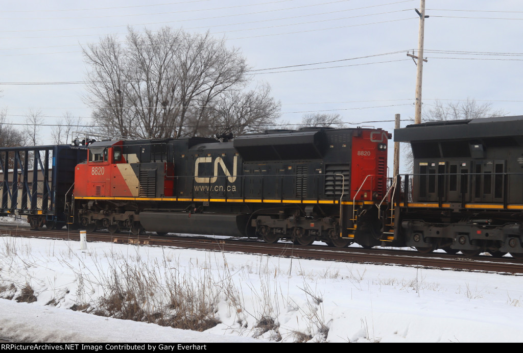 CN SD70M-2 #8820 - Canadian National